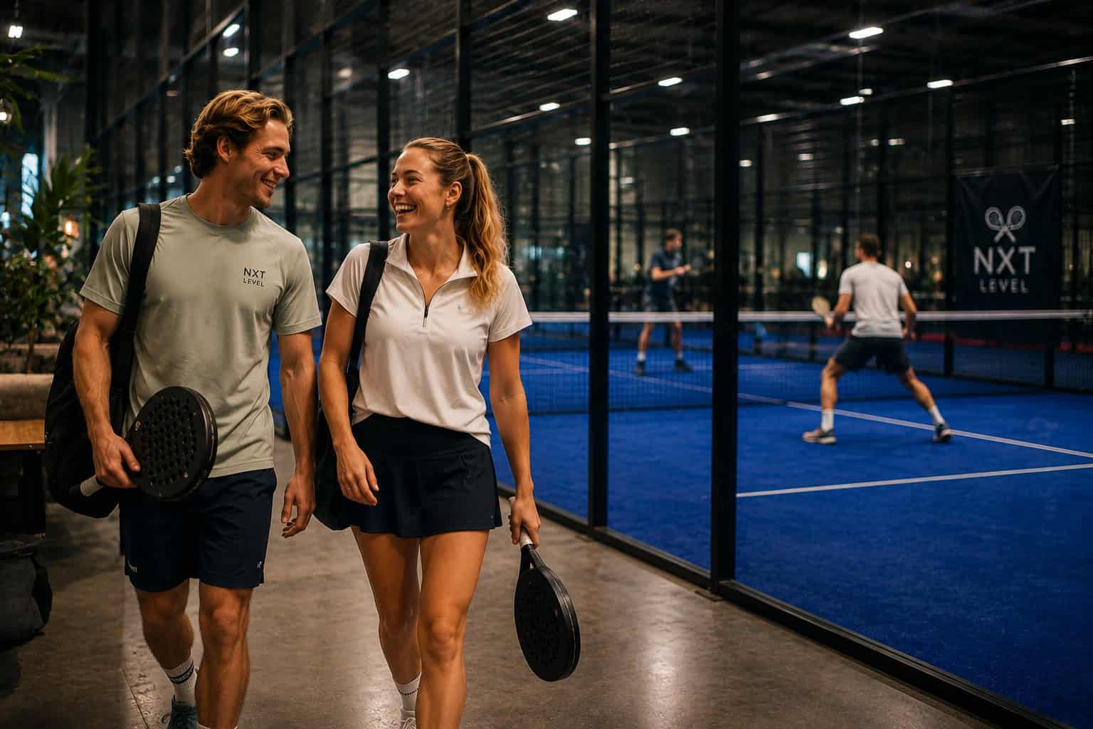Privé padelles cadeau bij NXT Level Padelacademy